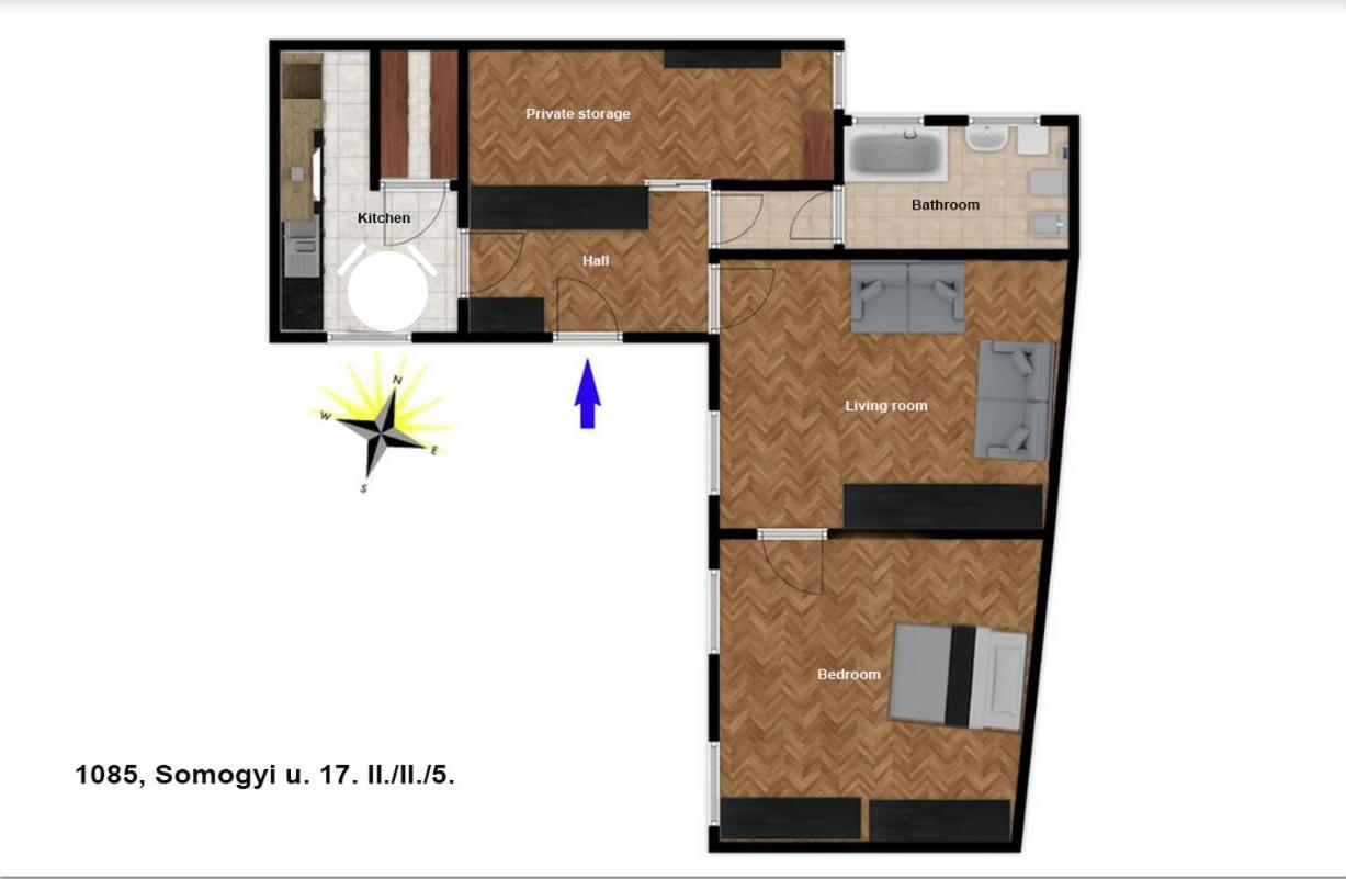 Hi!5 Spacious Apartment Budapest Palotanegyed Zewnętrze zdjęcie